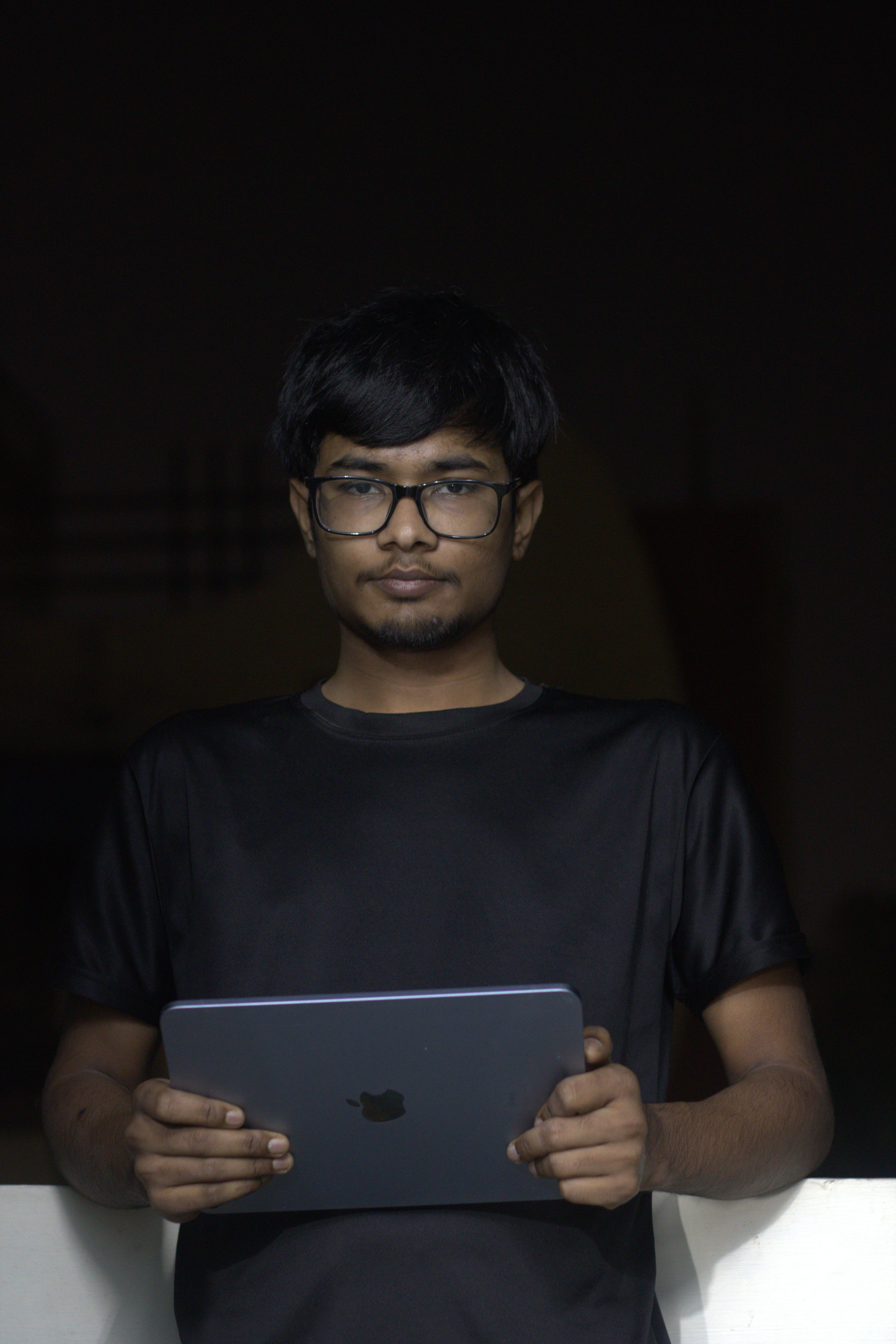 Nishant Kumar portrait in a black shirt